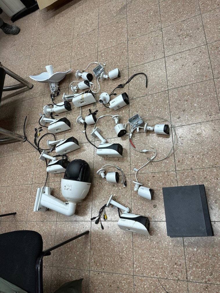 המצלמות של ארגון הפשיעה שנתפסו