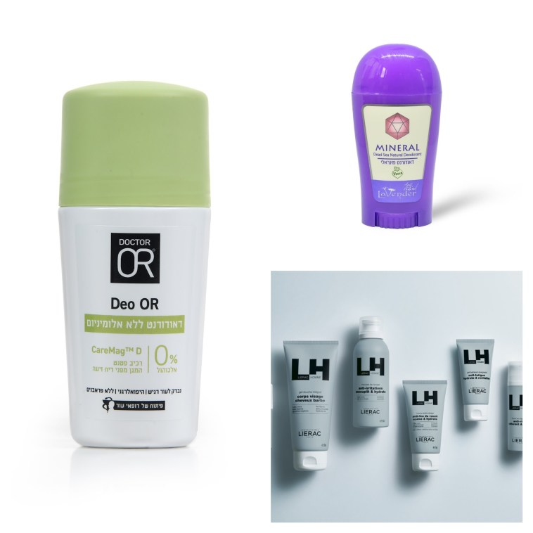 דאודורנטים ללא אלומיניום: לוונדר, ליראק, ד''ר עור