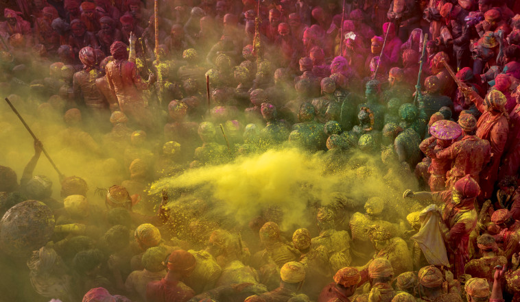 פסטיבל הצבעים הולי, הודו (צילום: אינגאימג')