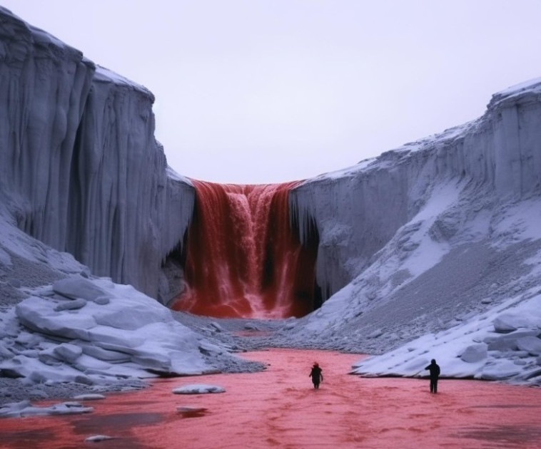 מפלי הדם, אנטארקטיקה
