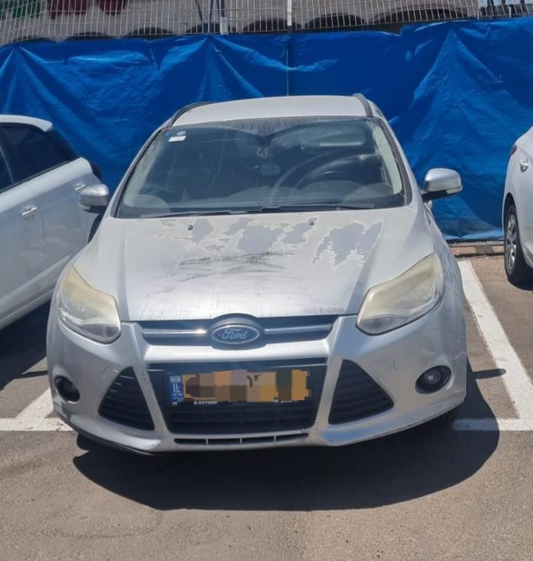 הרכב שלפי החשד שימש את החשודים בביצוע העבירה