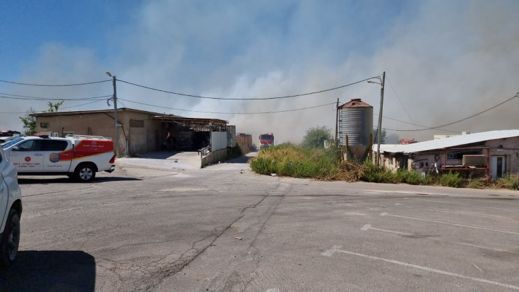 סמוך לאירוע השריפה