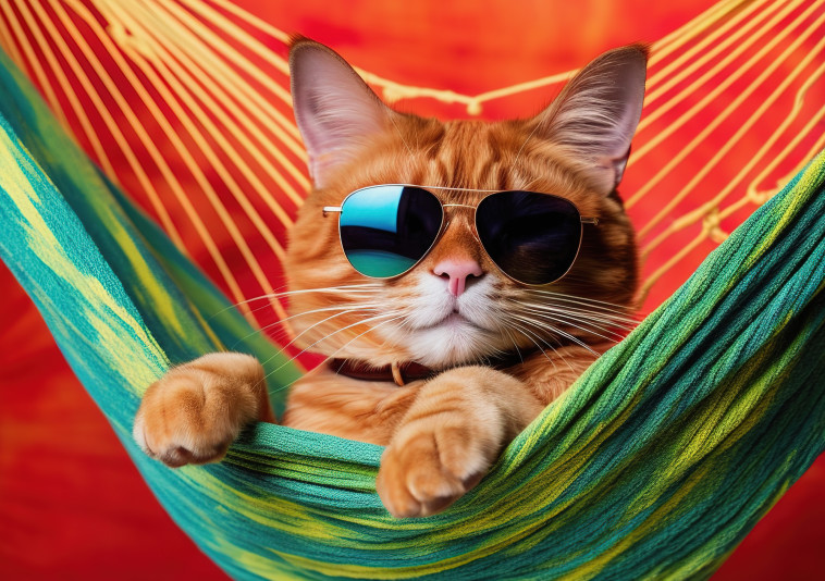 חתול בקיץ, אילוסטרציה