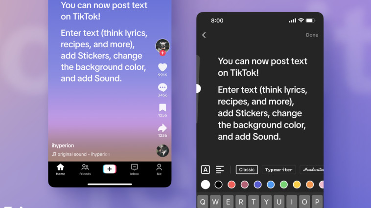 פוסט של טיקטוק