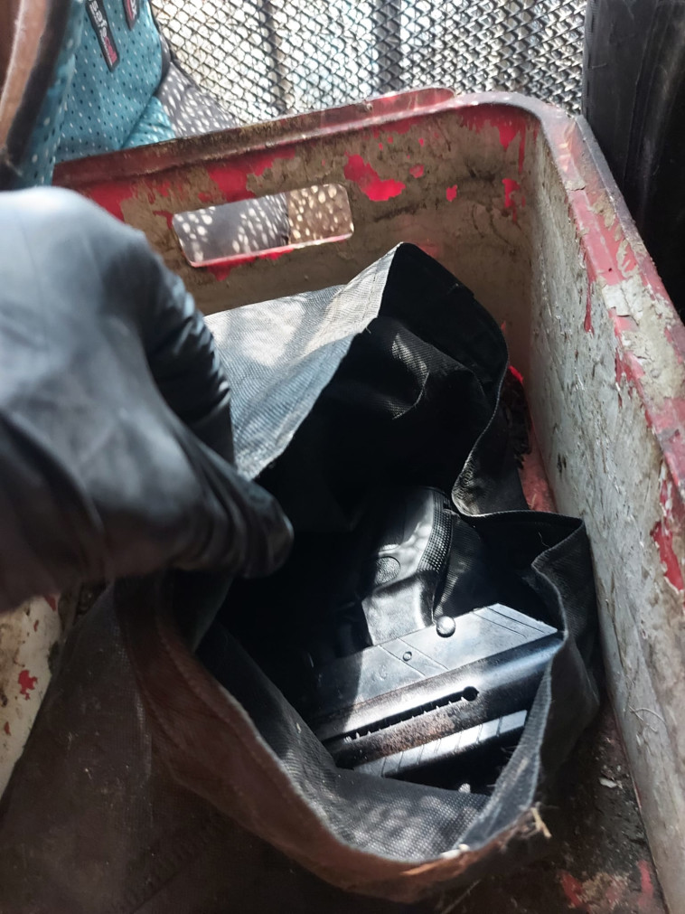 הנשק שנתפס בבית החשוד