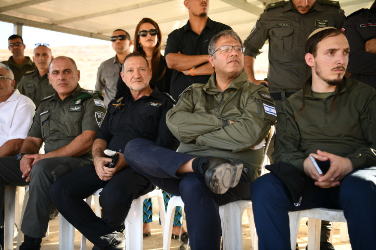 השר איתמר בן גביר בביקור במשמר הגבול