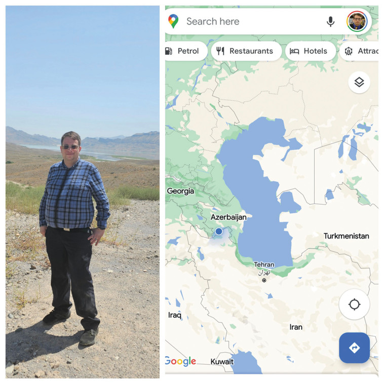 כתב מעריב ג'וש ארונסון עומדת באזרבייג'ן על גבול אירן