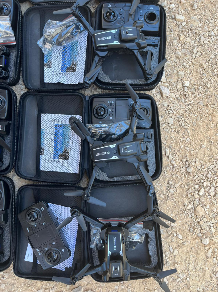 הרחפנים שנתפסו במעבר ארז