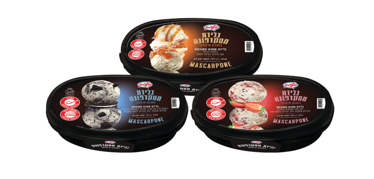 גלידות פלדמן מסקרפונה - שלישיה