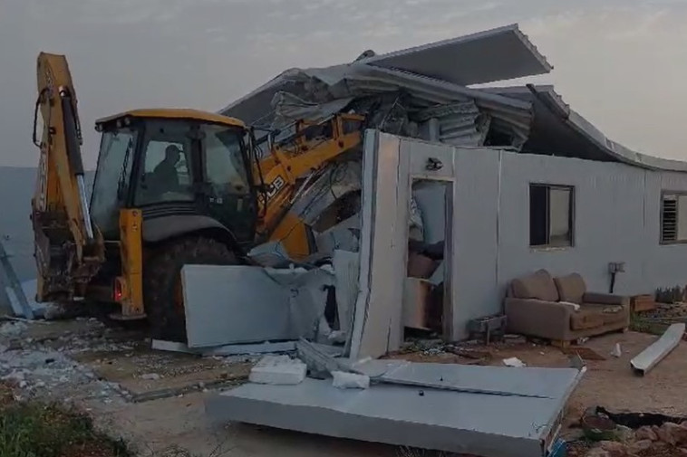 פינוי גבעת אעירה שחר בבנימין