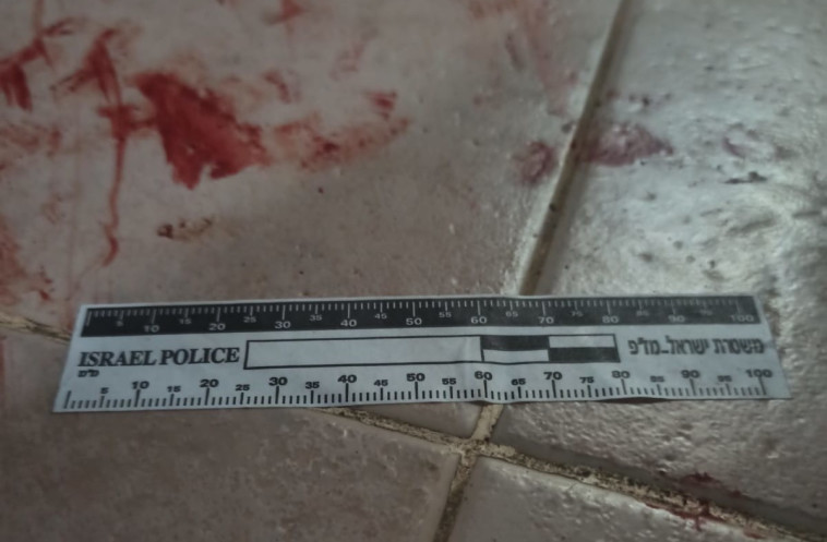 זירת האירוע בבאר שבע