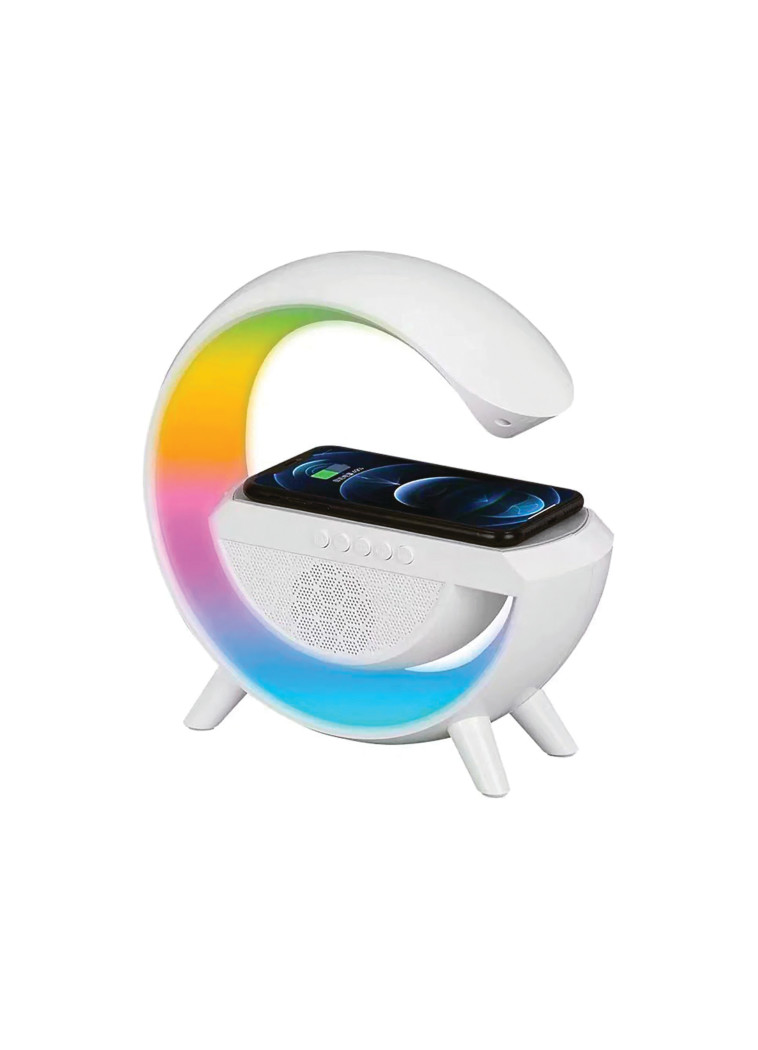 מעמד טעינה אלחוטית רמקול ותאורה