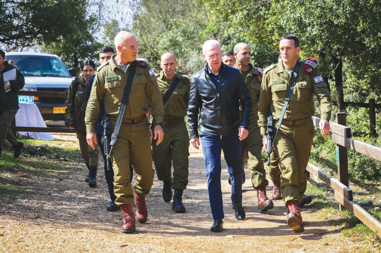 גלנט והלוי בסיור בגבול לבנון השנה