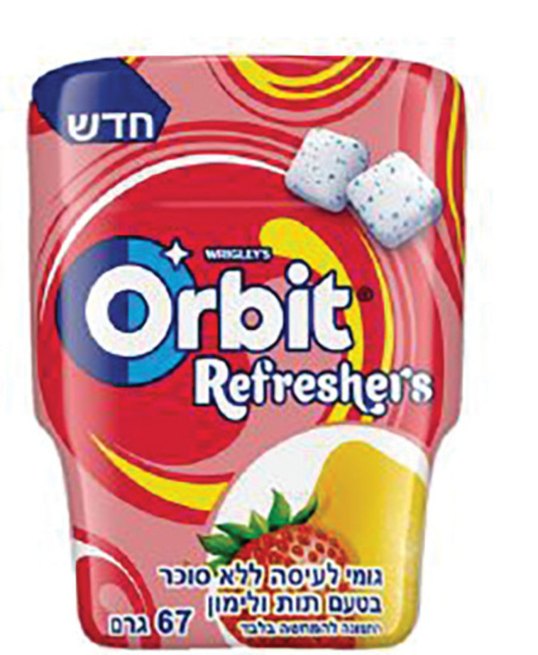 אורביט ריפרשרס תות לימון מחיר מומלץ לצרכן 