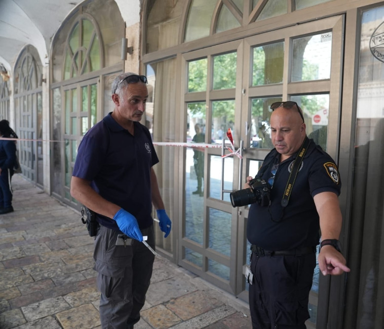 זירת אירוע הירי בירושלים