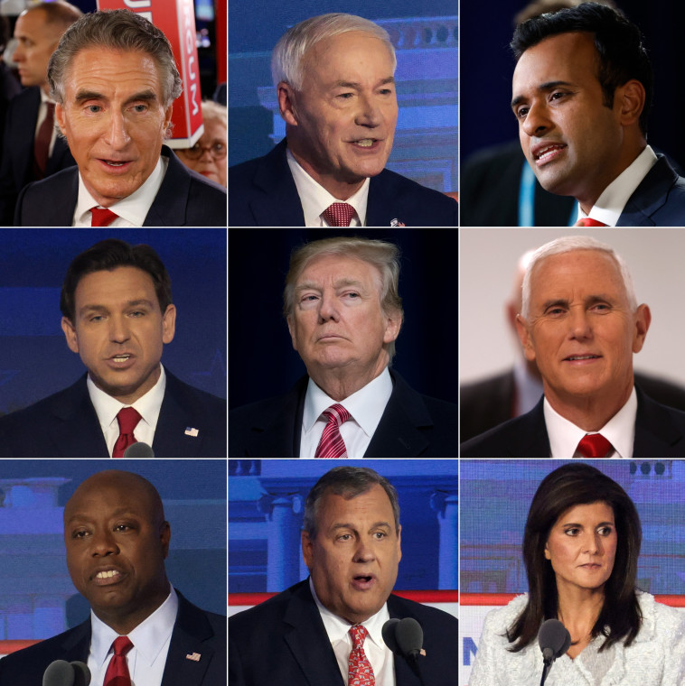 המועמדים בפריימריז של המפלגה הרפובליקנית (צילום: AFP/Getty images)