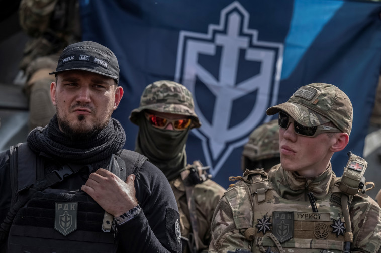 חיל המתנדבים הרוסי (צילום: REUTERS/Viacheslav Ratynskyi)
