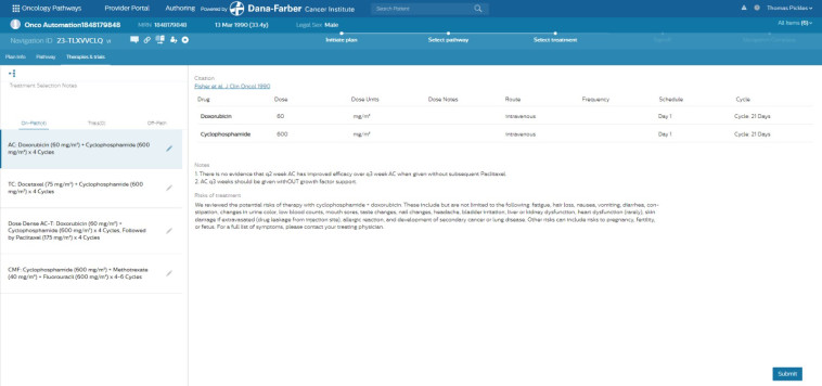 אפליקציה לניווט לטיפול הנכון במטופלים חולי סרטן