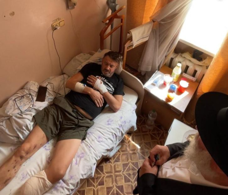 רוסלן והרב יונתן מרקוביץ