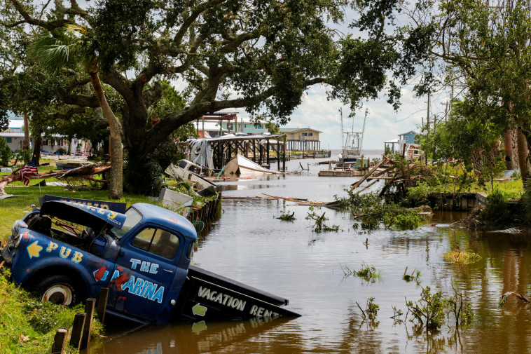 נזקי הוריקן אידליה בפלורידה (צילום: רויטרס)