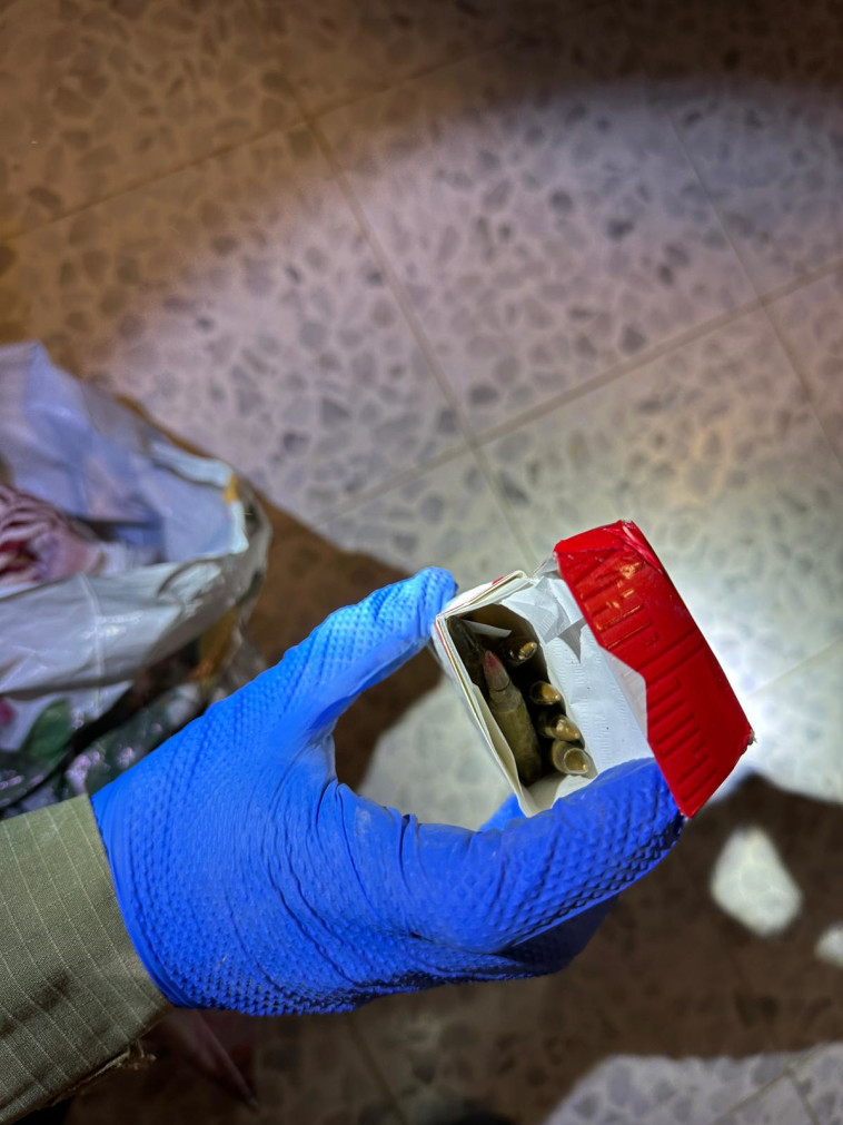 האמל''ח שנתפס ביהודה ושומרון