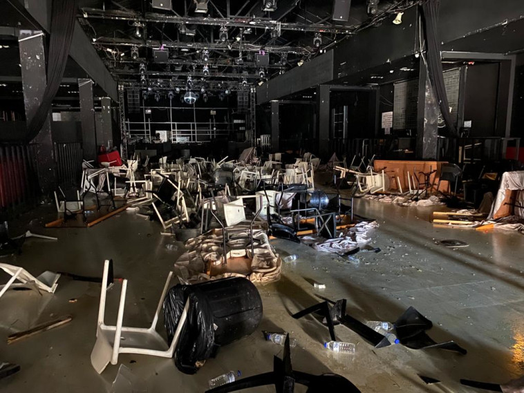 הרס במועדון הבי סייד בת''א לאחר מחאת מבקשי המקלט