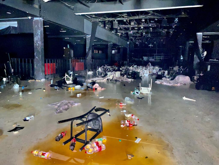 נזקי ההתפרעויות בתל אביב בהפגנת מבקשי המקלט מאריתראה