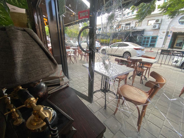 נזקי ההתפרעויות בתל אביב בהפגנת מבקשי המקלט מאריתראה