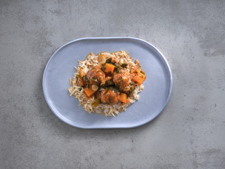 חמוסטה דלעת במחלקת התיירים של אל על. שף אסף גרניט