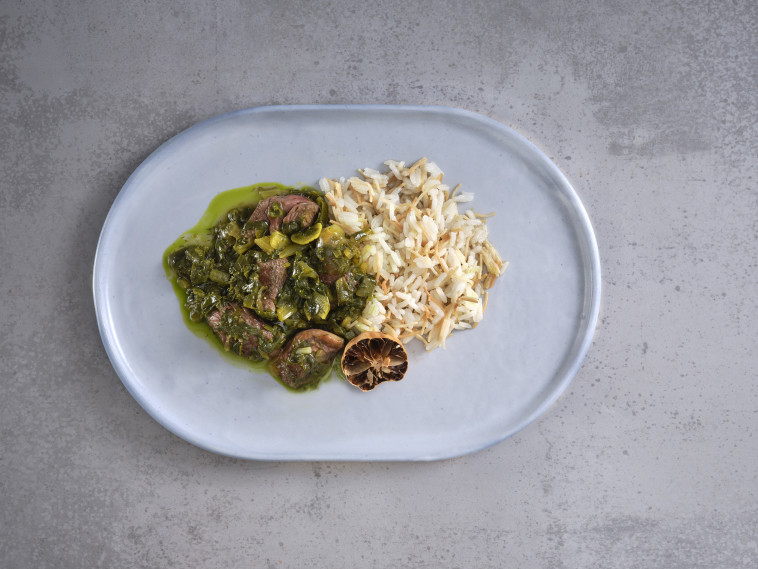 סבזי פרסי במחלקת העסקים של אל על. שף אסף גרניט