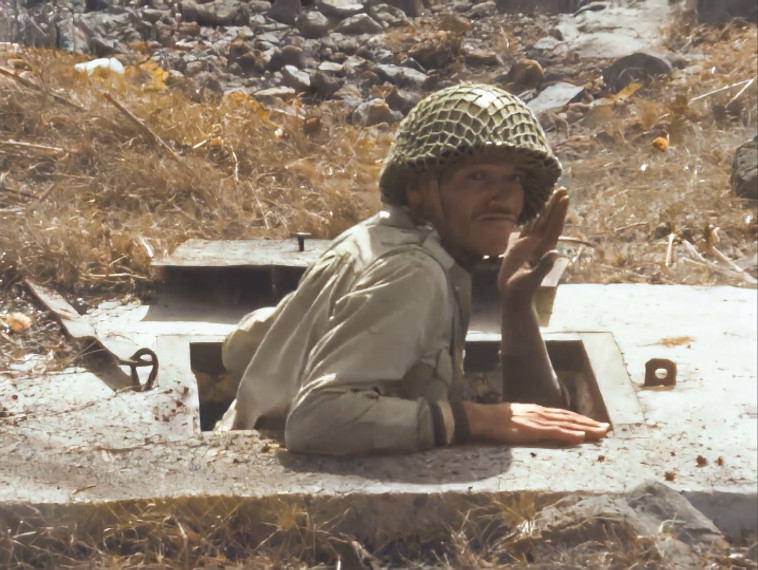 חייל סורי בבונקר במלחמת יום הכיפורים