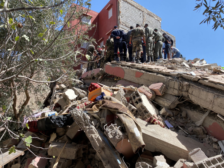 נזקי רעידת האדמה במרוקו (צילום:  REUTERS/Abdelhak Balhaki)