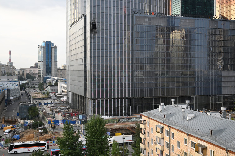 מל''ט אוקראיני פגע בגורד שחקים במוסקבה