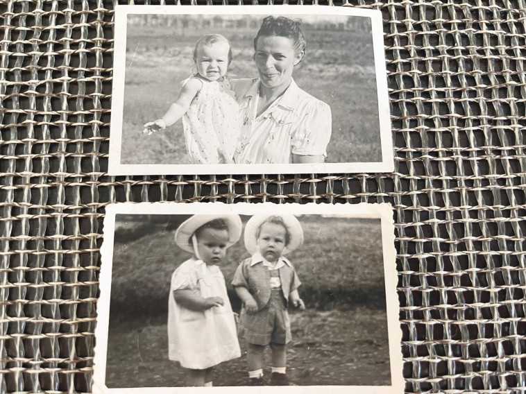 בינה גואריארי ונפתלי רגב כתינוקות במאוריציוס