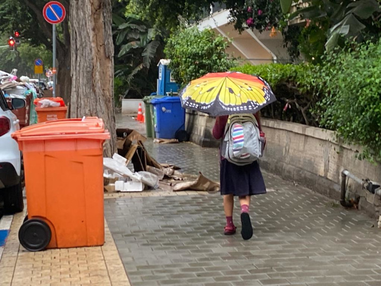 הגשם הראשון בתל אביב