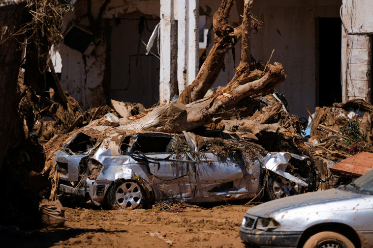 השיטפונות בלוב (צילום: REUTERS/Esam Omran Al-Fetori )