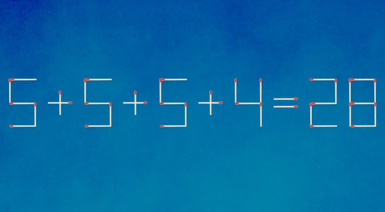 הזיזו רק גפרור אחד כדי לפתור את התרגיל הזה