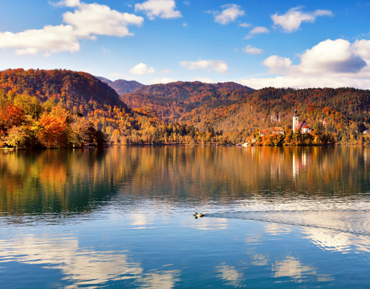 אגם בלד בסתיו (צילום: אינגאימג')