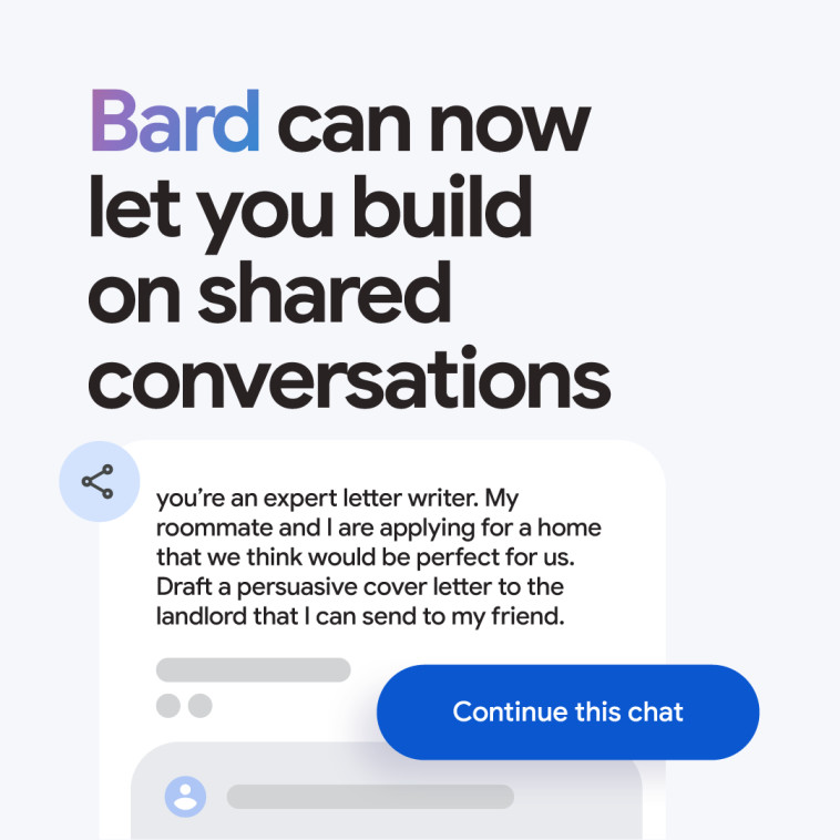 Build on shared conversations