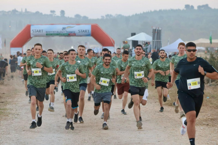 משתתפים במרוץ למען בני העדה הדרוזית (צילום: Sportphotography,כפיים)