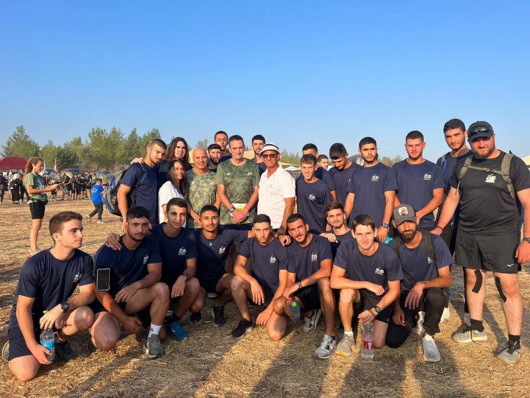 הרמטכ''ל הרצי הלוי ומשתתפי מרוץ למען בני העדה הדרוזית