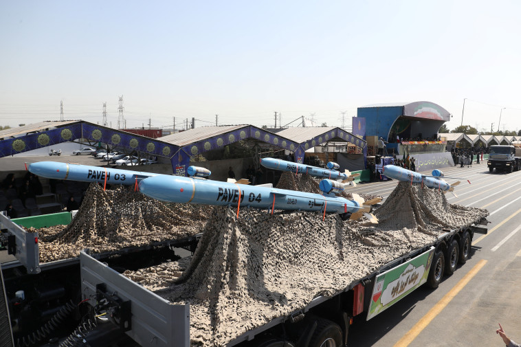 הטיל האיראני ''פאבה'' (צילום: Majid Asgaripour/WANA via REUTERS)