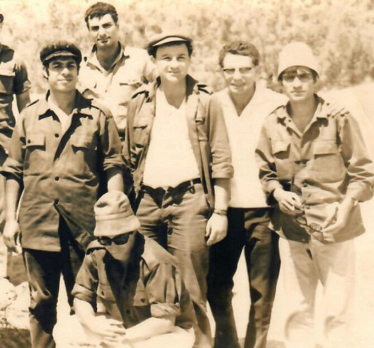 גברי בנאי, שלמה אלתר, אילן סגל, יאיר רוזנבלום ושייקה לוי, ישראל פוליאקוב