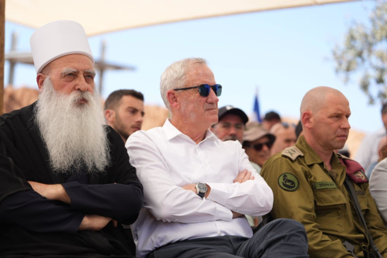 בני גנץ בטקס לזכרו של אל''מ נביה מרעי ז''ל