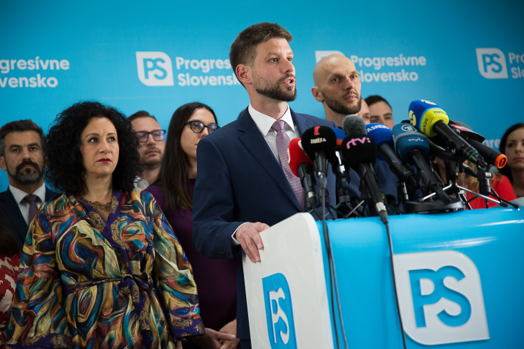 המפלגה הפרוגרסיבית של סלובקיה (צילום: Zuzana Gogova/Getty Images)