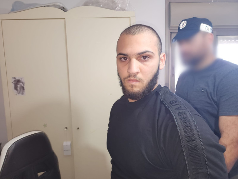 תיעוד ממעצרו של הנאשם