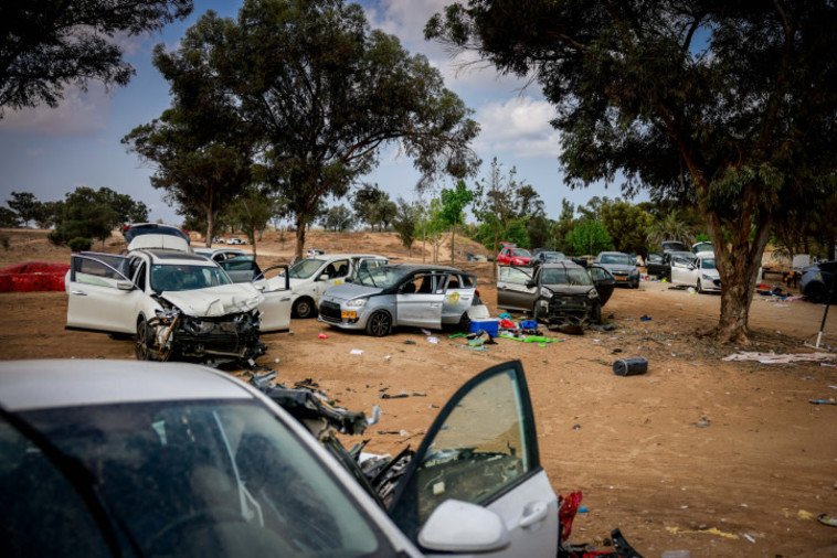 זירת הטבח במסיבת הטבע ברעים, מבצע חרבות ברזל