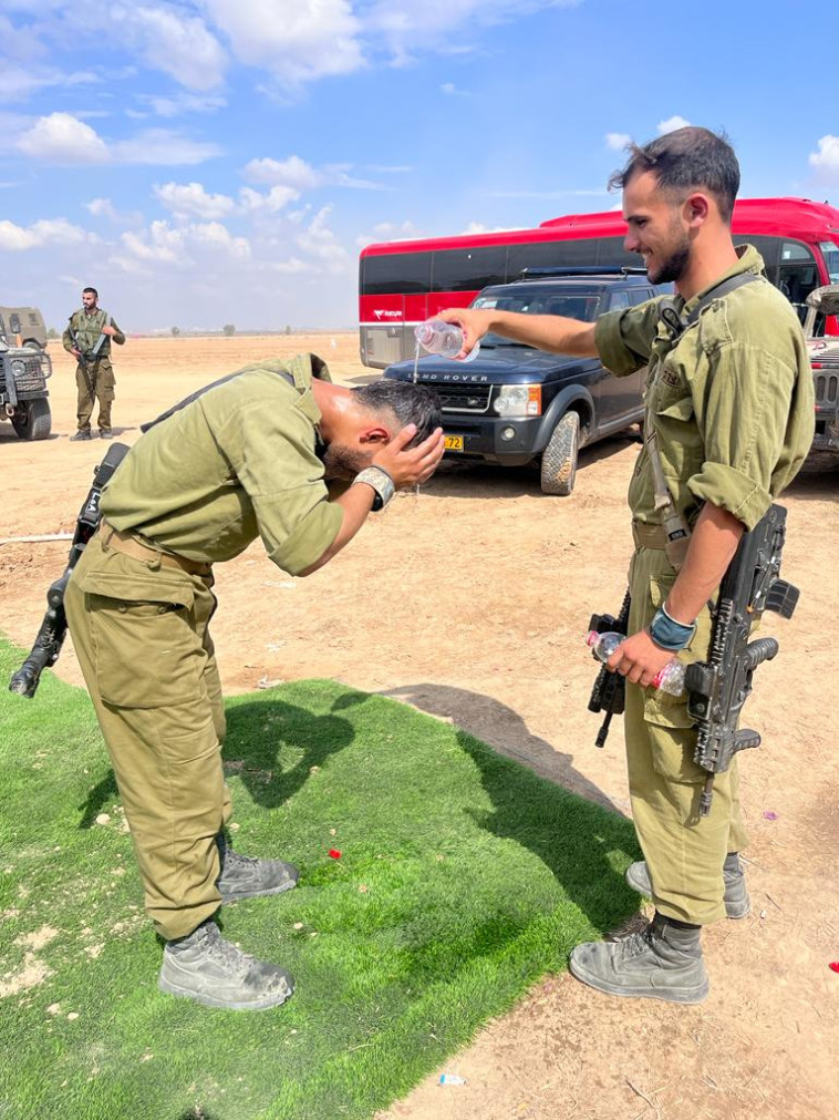 ''רוח הקרב גבוהה''. לוחמי גולני (צילום: ללא קרדיט)