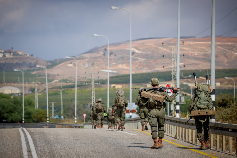 כוחות צה''ל בגבול לבנון (צילום: David Cohen/Flash90)