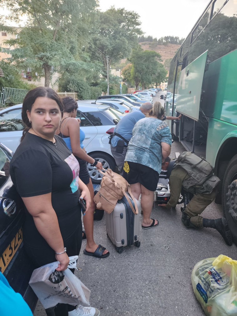 תושבים מפונים מקרית שמונה